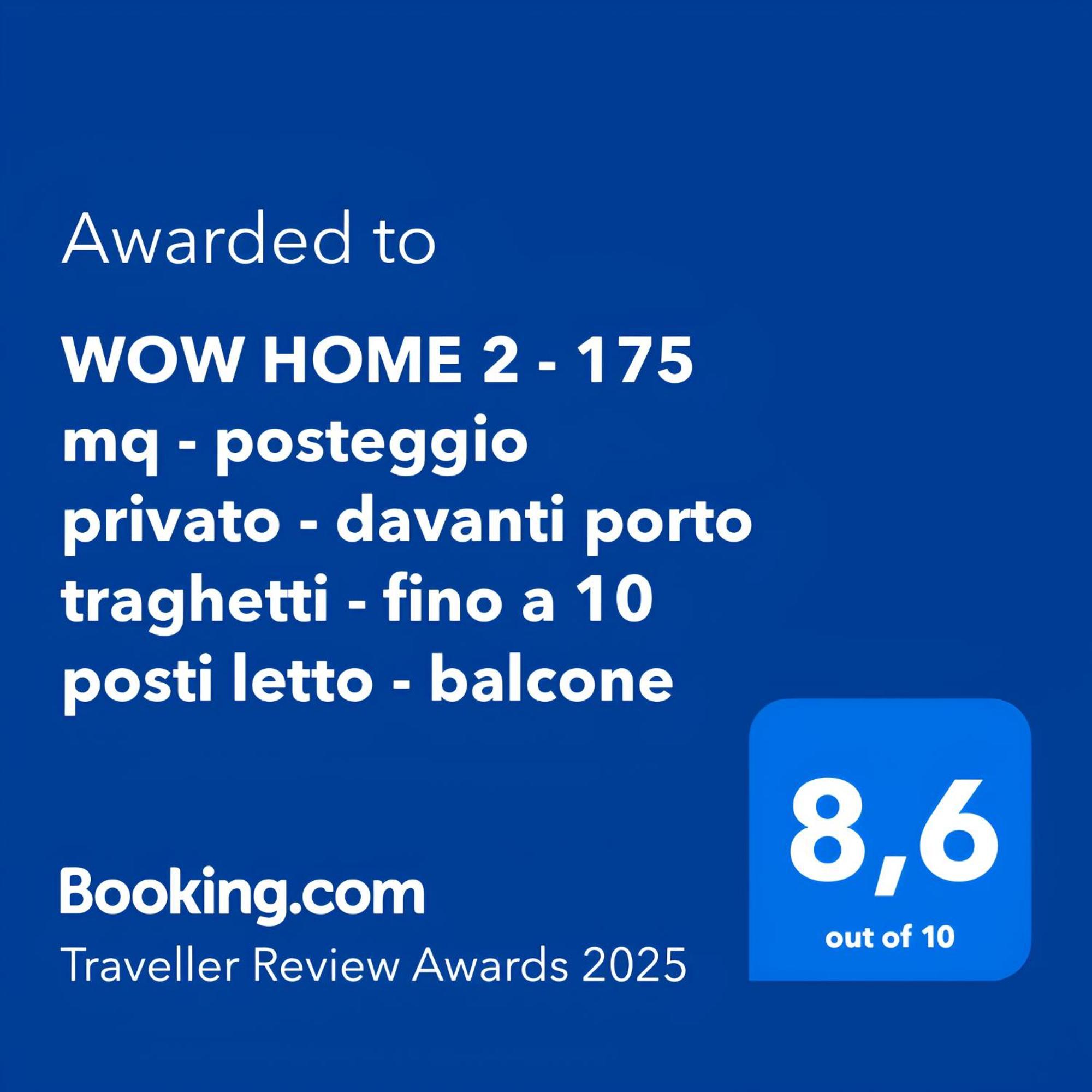 Wow Home 2 - 175 Mq - Posteggio Privato - Davanti Porto Traghetti - Fino A 10 Posti Letto - Balcone Génova Exterior foto